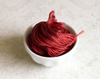 CHERRY COBBLER Classic Colorworks hand-dyed embroidery floss cross stitch thread at thecottageneedle.com