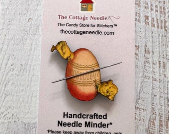 Easter Chicks needle minder at cottageneedle.com Easter Spring gardening