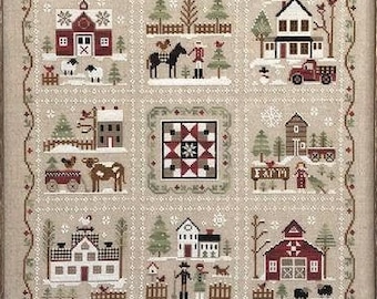 Pick One LITTLE HOUSE NEEDLEWoRKS Farmhouse Christmas Little Red Barn Grandpa's Pick-up Dairy Darlin' Grandma's Quilt cross stitch patterns