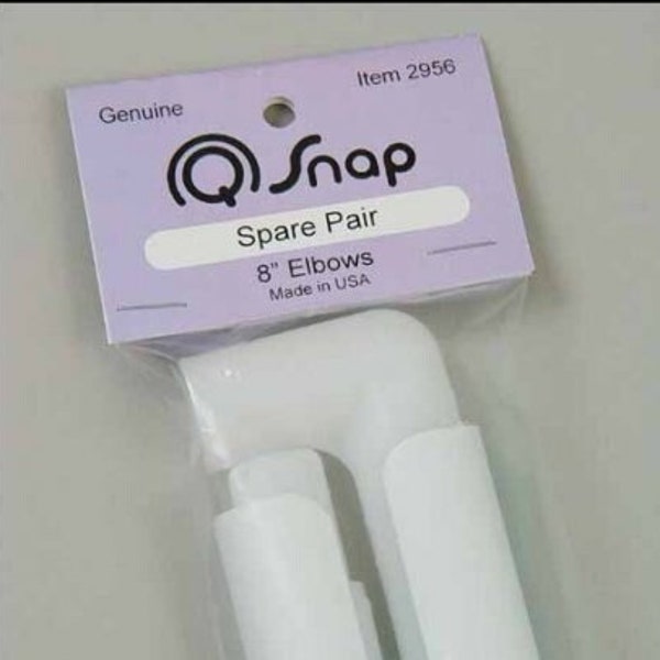 Set of 2 Q-SNAP 8" Elbows Spare Pair counted cross stitch tool at thecottageneedle.com hardanger hand embroidery needlework