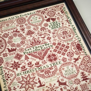 PDF DOWNLOAD Christmas Quaker 2 Songs of the Season digital counted cross stitch patterns by Bygone Stitches at thecottageneedle.com