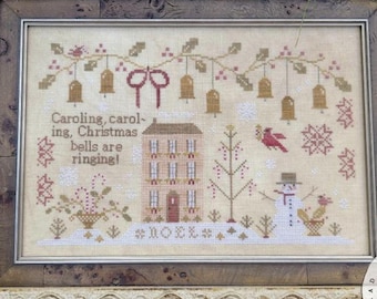 LAS CAMPANAS SONANDO de With Thy Needle, patrón de punto de cruz contado en cottageneedle.com