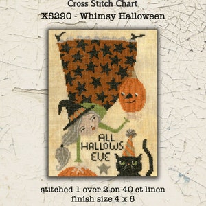 TERESA KOGUT Whimsey Halloween XS290 Kreuzstichmuster bei Cottageneedle.com