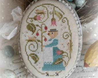 WITH THY NEEDLE Here A Peep There A Peep! counted cross stitch patterns at thecottageneedle.com Easter