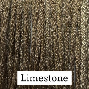 LIMESTONE Belle Soie Silk Classic Colorworks hand-dyed embroidery floss cross stitch thread at thecottageneedle.com image 2