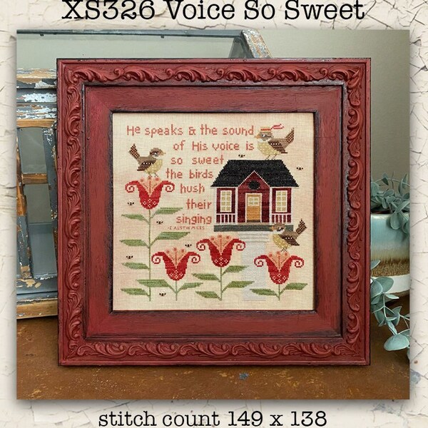 New! TERESA KOGUT Voice So Sweet XS326 counted cross stitch patterns at thecottageneedle.com Squirrel