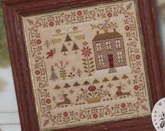 WITH THY NEEDLE Light of Winter counted cross stitch patterns at thecottageneedle.com