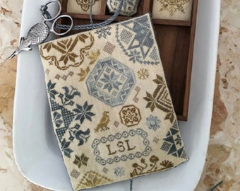 New! CHESSIE & ME Quaker Star Needfuls counted cross stitch patterns at thecottageneedle.com