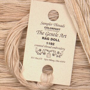 RAG DOLL 1192 Gentle Art hand-dyed embroidery floss cross stitch thread at cottageneedle.com