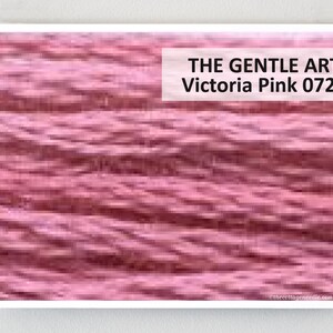 VICTORIAN PINK 0720 Gentle Art GAST hand-dyed embroidery floss cross stitch thread at cottageneedle.com