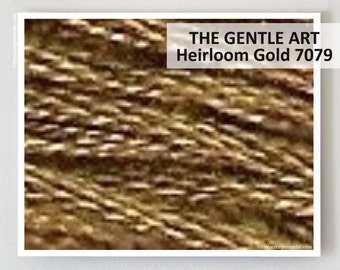 HEIRLOOM GOLD 7079 Gentle Art GAST hand-dyed embroidery floss cross stitch thread at cottageneedle.com