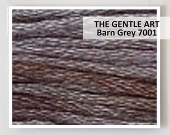 BARN GREY 7001 Gentle Art GAST hand-dyed embroidery floss cross stitch thread at thecottageneedle.com gray