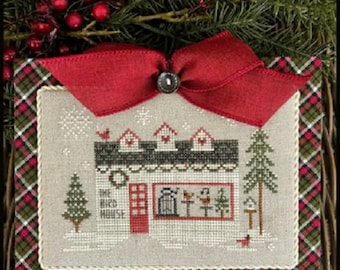 Pick One HOMETOWN HOLIDAYS SERIES van Little House Needleworks Ice Cream Shop #24 Muziekwinkel #23 Kruidenier #22 geteld kruissteekpatroon