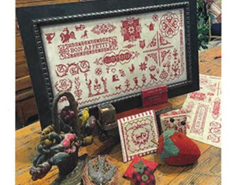 New! NEEDLEWORK PRESS Lone Eagle Sampler counted cross stitch patterns at thecottageneedle.com