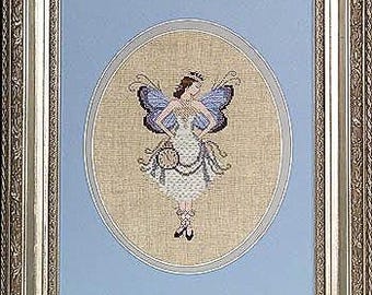 MISS NEW YEAR'S FAIRy #5 by Mirabilia Optional Floss counted cross stitch pattern at cottageneedle.com