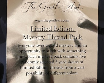 New! Limited Edition! Mystery Thread Pack 5 Skeins hand-dyed embroidery floss Gentle Art cross stitch thread 2023 Nashville Market