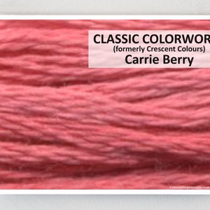 CARRIE BERRY Classic Colorworks hand-dyed embroidery floss cross stitch thread at cottageneedle.com