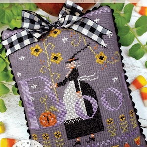 WITH THY NEEDLE Hilda Boo & Sunflowers Too counted cross stitch patterns at cottageneedle.com