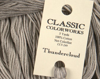 THUNDERCLOUD Classic Colorworks hand-dyed embroidery floss cross stitch floss at thecottageneedle.com