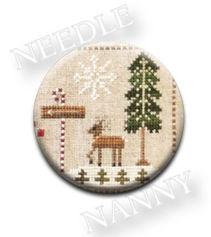 RETIRED ZAPPY DOTS Frosty Ride Magnetic Needle Minder Pin at  Thecottageneedle.com Flair Hands on Design Winter Wonderland Farm Needle  Nanny 