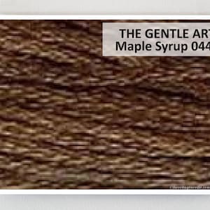 MAPLE SYRUP 0440 Gentle Art GAST handgefärbtes Stickgarn für Kreuzstich bei thecottageneedle.com