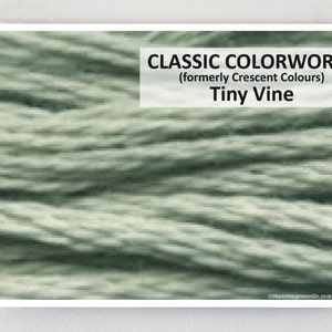 Handgefärbtes Stickgarn von TINY VINE Classic Colorworks Kreuzstichgarn bei Cottageneedle.com