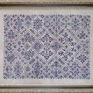 PDF Download INK CIRCLES Cirque Des Carreaux digital counted cross stitch patterns at thecottageneedle.com