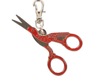 LORI HOLT Stork Scissors Happy Charms Scissor Fob Zipper Pull at cottageneedle.com Bee In My Bonnet RiLEY BLAKE