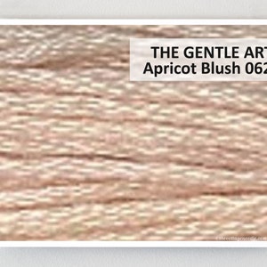 APRICOT BLUSH 0620 Gentle Art GAST hand-dyed embroidery floss cross stitch thread at cottageneedle.com