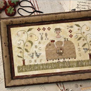 WITH THY NEEDLE Needle & Thread counted cross stitch patterns at thecottageneedle.com stitcher Mother's Day mom