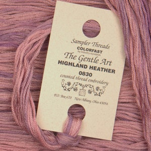 HIGHLAND HEATHER 0830 Gentle Art GAST hand-dyed embroidery floss cross stitch thread at cottageneedle.com