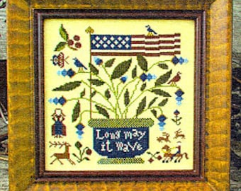 CARRIAGE HOUSE Americana counted cross stitch patterns at thecottageneedle.com