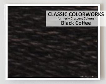 BLACK COFFEE Classic Colorworks hand-dyed embroidery floss cross stitch thread at thecottageneedle.com