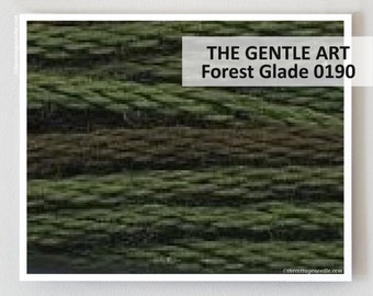 FOREST GLADE 0190 Gentle Art GAST 6-strand embroidery floss hand overdyed thread cross stitchThe Cottage Needle