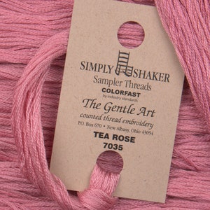 TEA ROSE 7035 Gentle Art GAST hand-dyed embroidery floss cross stitch thread at thecottageneedle.com image 1