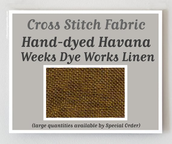 36 ct Havana Weeks Dye Works Edinburgh Linen