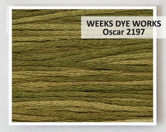 OSCAR 2197 Weeks Dye Works WDW hand-dyed embroidery floss cross stitch thread at thecottageneedle.com CONES available