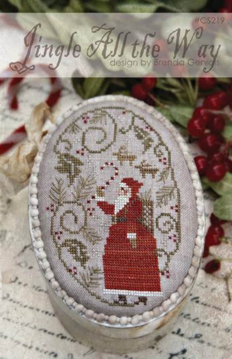 WITH THY NEEDLE Jingle All the Way Counted Cross Stitch | Etsy