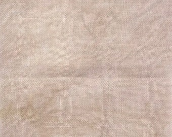 ESPRESSO 36 ct. Linen hand-dyed counted cross stitch fabric Fiber on a Whim at thecottageneedle.com overdyed brown