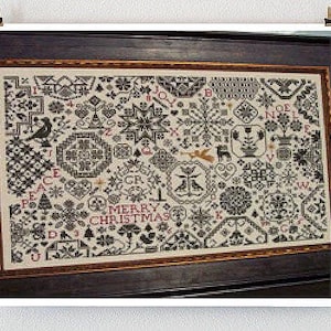 CHRISTMAS QUAKER by ByGone Stitches digital download pdf counted cross stitch e-pattern at cottageneedle.com