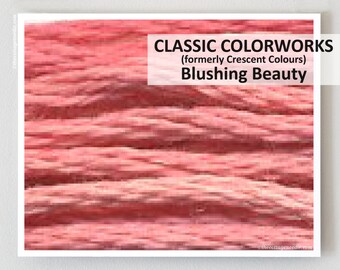 BLUSHING BEAUTY Classic Colorworks hand-dyed embroidery floss cross stitch thread at cottageneedle.com