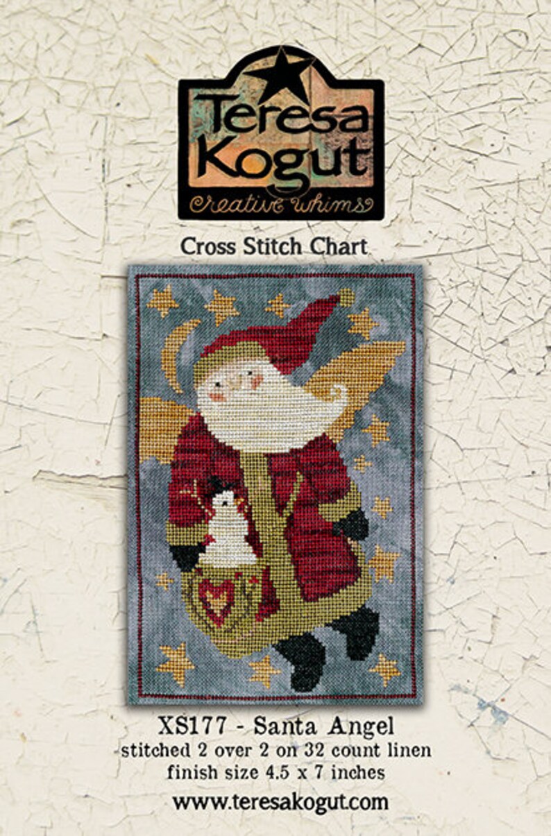 TERESA KOGUT Santa Angel counted cross stitch patterns at | Etsy