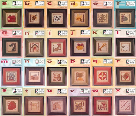 Pick One HEART IN HAND Alphabet Mania Series
