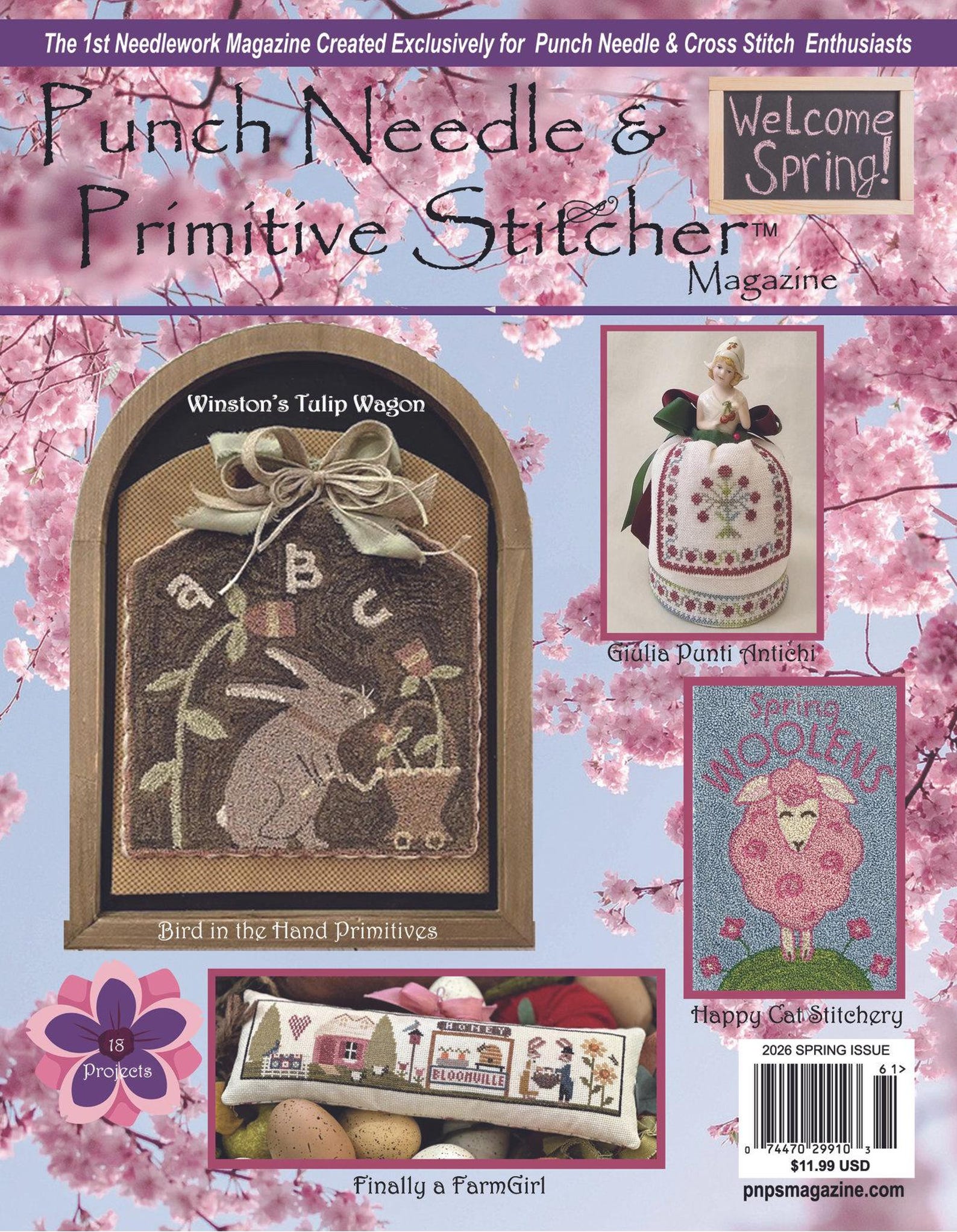 2026 SPRING ISSUE by Punch Needle & Primitive Stitcher Optional Sewing ...
