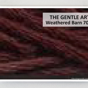 WEATHERED BARN 7046 Gentle Art GAST hand-dyed embroidery floss cross stitch thread at cottageneedle.com