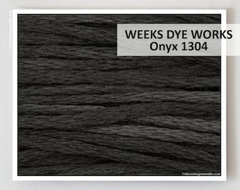 ONYX 1304 Weeks Dye Works WDW hand-dyed embroidery floss cross stitch thread at thecottageneedle.com