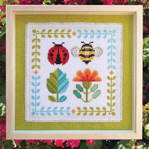 ROBIN PICKENS Garden Friends counted cross stitch patterns at cottageneedle.com