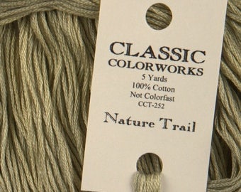 NATURE TRAIL Classic Colorworks hand-dyed embroidery floss cross stitch thread at thecottageneedle.com