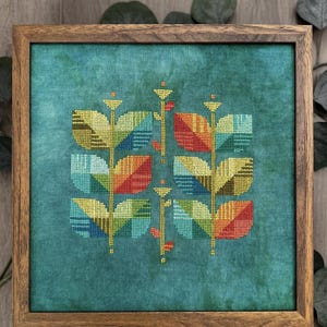 ROBIN PICKENS Madras Beanstalk counted cross stitch patterns at cottageneedle.com 2025 Nashville Market