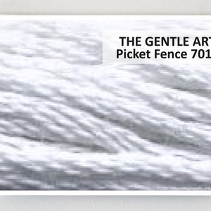PICKET FENCE 7012 Gentle Art GAST hand-dyed embroidery floss cross stitch thread at cottageneedle.com